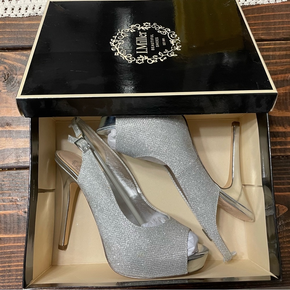 I Miller Peep Toe Dress Heels